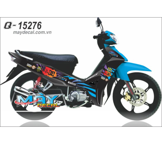 Q 15276 sirius dc khi monkey duong net xanh duong blue den black tim purple 