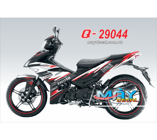 Q 29044 EX 150 TURBO systems do den black red 