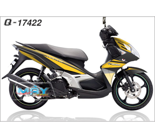 Q 17422 NOUVO 5 SX vang den logo yellow black 