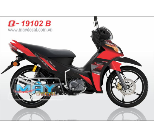 Q 19102 B - Ju 2014 Fi hell dia nguc quy new generation do den red black