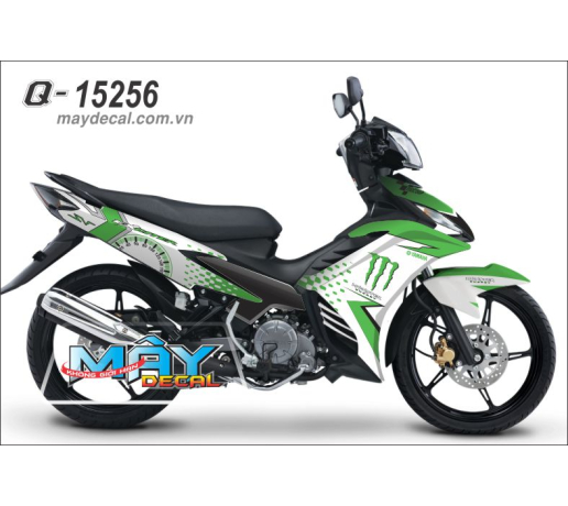 Q 15256 ex 11 trang xanh la green white monster logo dau vet mong tay quy cao caro dong ho watch