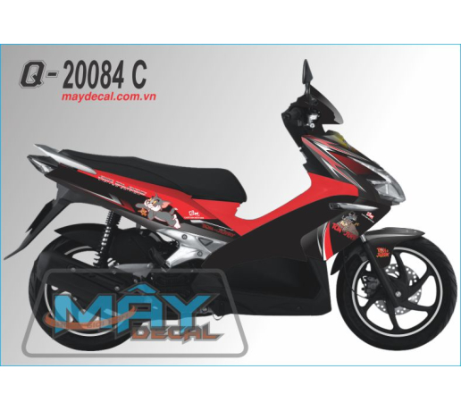 Q 20084 C air blade 1 den tom and jerry chuot va meo cat mouse rat hoat hinh cartoon do den black re