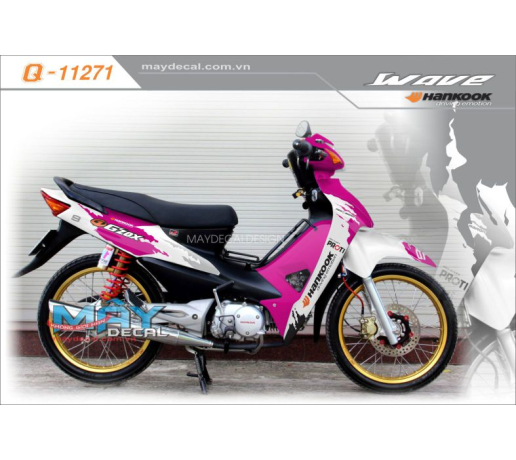 Q 11271 WAVE gzox hong trang proti pink white hankook