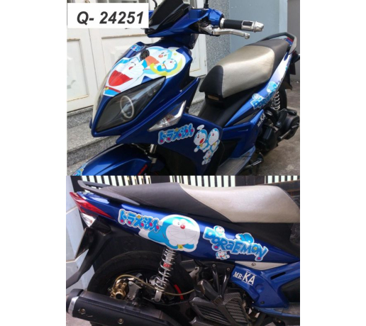 Q- 24251 NOUVO LX DORAEMON XANH TRANG
