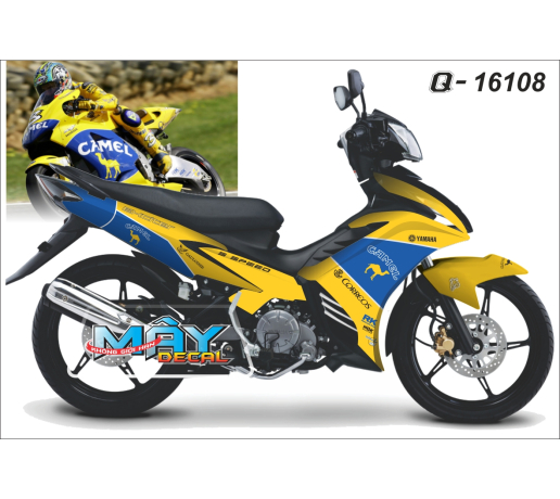 Q 16108 EX 2011 camel correos lac da vang xanh gp yellow blue
