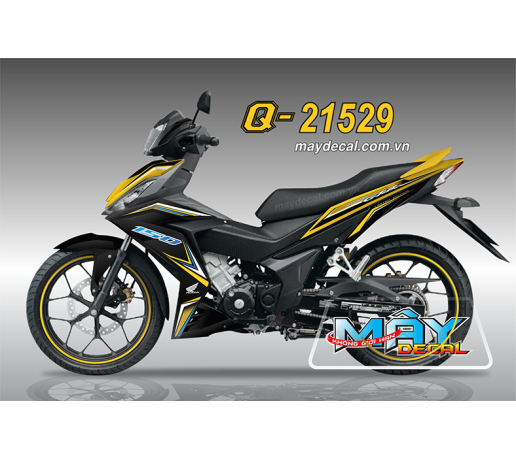 Q 21529 WINNER 150 GTR VANG DEN TO ONG yellow black 