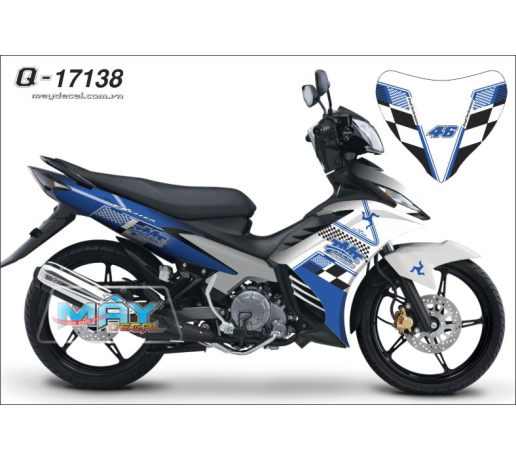 Q 17138 EX 2011 TMT caro co dua xanh gp trang blue white