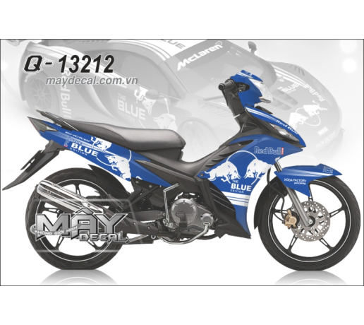 Q 13212 EX RED BULL bo cung huc logo nuoc tang luc xanh gp trang white blue