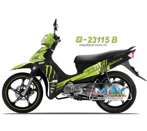 Q 23115 B - Si FI Monster den black xanh la green trang white dewalt b proti