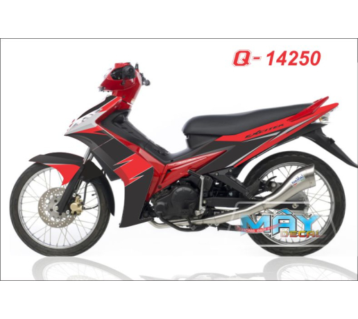 Q 14250 exciter do den red black duong net line