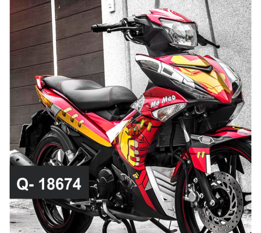 Q- 18674 EXCITER 150 IRON MAN DO VANG DEN