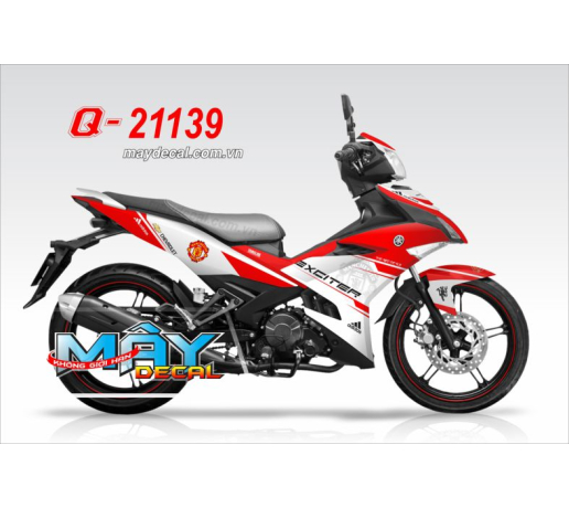 Q 21139 EX 150 manscher united the thao bong da banh football sport do trang red white