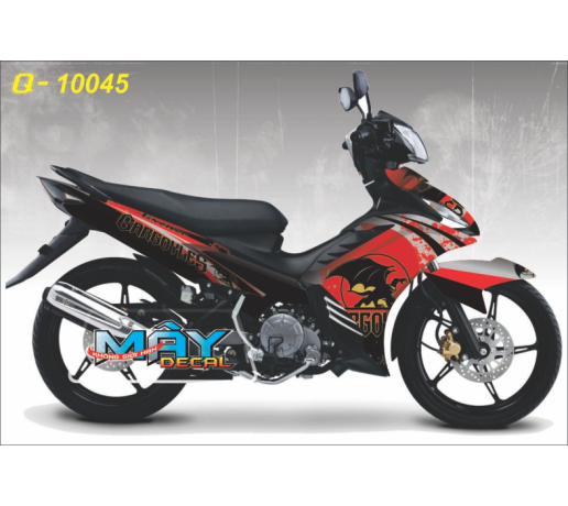 Q 10045 Exciter 2011 gargoyle quy devil doi bat den black do red vet son