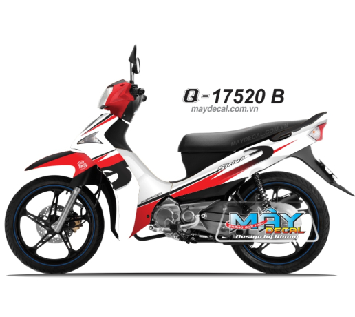 Q 17520 B - Sirius FI chu e logo trang do red white