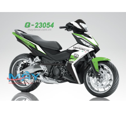 Q 23054 - Winner  Pirelli trang xanh kawa green white logo