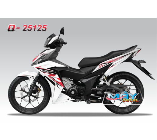 Q 25125 - WINNER 150 trang white do red den black r 