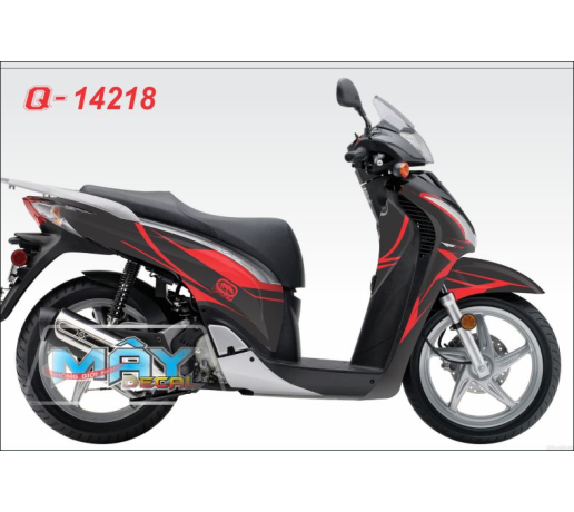 Q 14218 - SH 2009 duong net line do den black red 