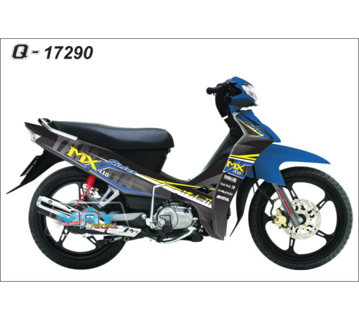 Q 17290 SIRIUS mx soc xanh gp den black yamaha blue
