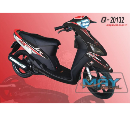 Q 20132 Mio duong net line trang white do red black den