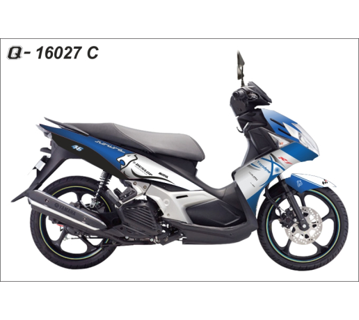 Q 16027 C NO 5 dunlop xanh gp trang blue white su tu lion toll
