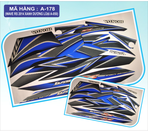 A-178 WAVE RS 2014 XANH DUONG LOAI A-050