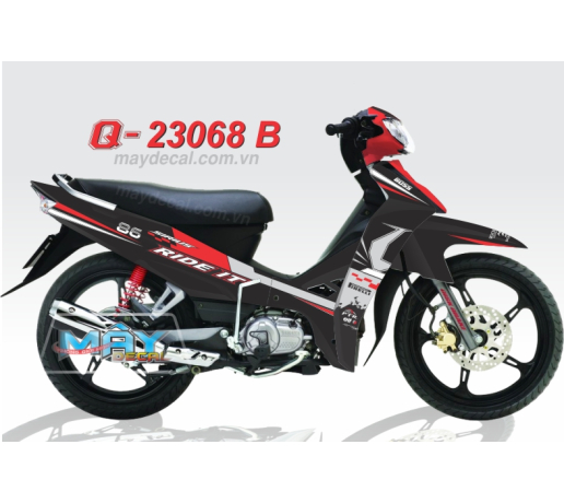 Q 23068 B - Sirius - Ride IT Ride IT den black do red trang white 86 firelli