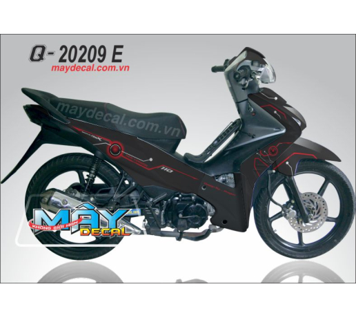 Q 20209 E WAVE RSX 2010 do den black red hinh tron new version cycal