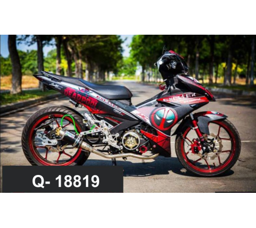 Q- 18819 EXCITER 150 DEADPOOL DO DEN
