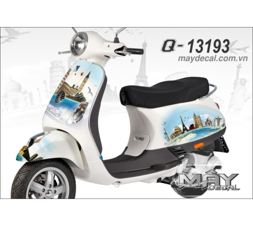Q 13193 VESPA 7 KI QUAN the gioi world 