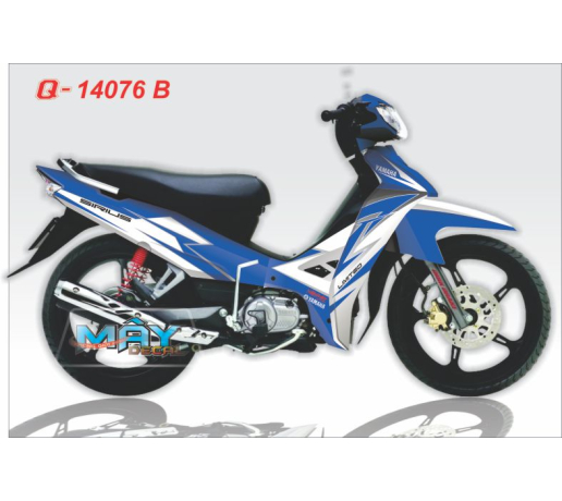 Q 14076 B SIRIUS trang xanh gp line duong net blue white