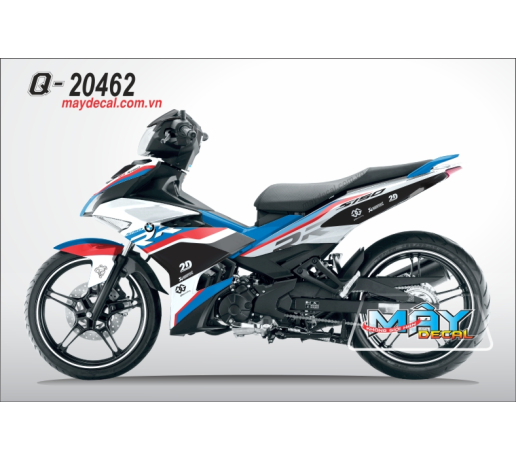 Q 20462 EX 150 RR BMW TRANG XANH DEN
