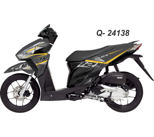 Q- 24138 CLICK 125 SOC 3D XAM BAC VANG