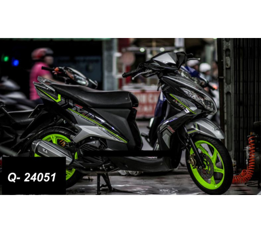 Q- 24051 LUVIAS MIO CHAM SOC XANH XAM DEN