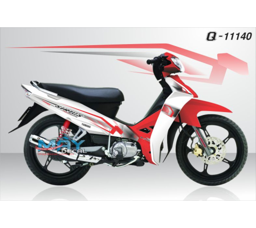 Q 11140 Sirius trang do red white tia chop zic zac duong net line