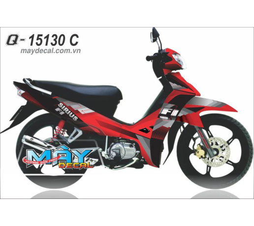 Q 15130 C SIRIUS do den xam black red grey gray FI yamaha caro