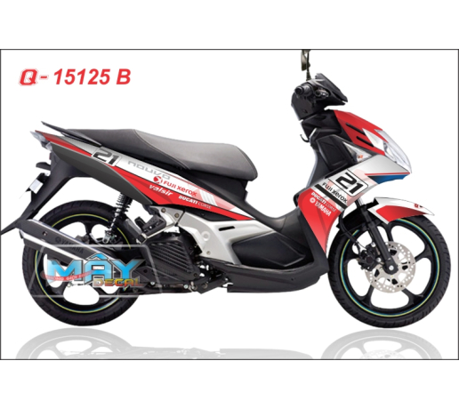 Q 15125 B NOUVO 5 xerox fuji ducati valsir trang do white red