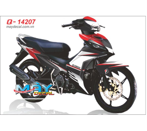 Q 14207 - Exciter duong net line the thao sport trang den do red black white
