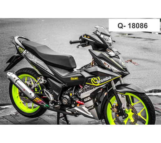 Q- 18086 WINNER BREMBO CHI XANH DEN BAC