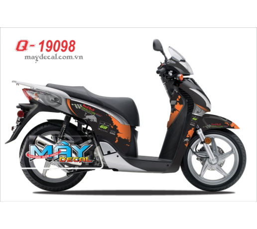 Q 19098 - SH 2009 redbull racing den black cam orange bo cung