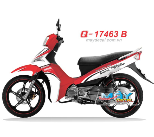 Q 17463 B -  SI FI red black do den logo duong net line trang white semakin di depan akarapovic