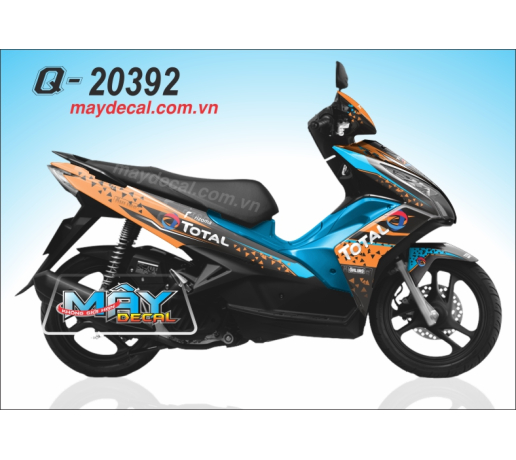 Q 20392 AB 2013 den black cam orange xanh blue total 