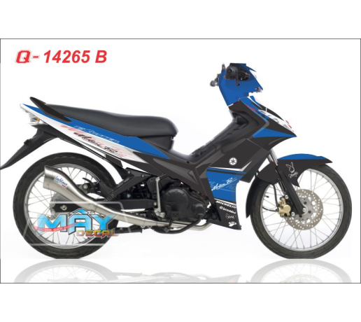 Q 14265 B - EXciter 2010 EXciter xanh gp trang den blue black white moto pro