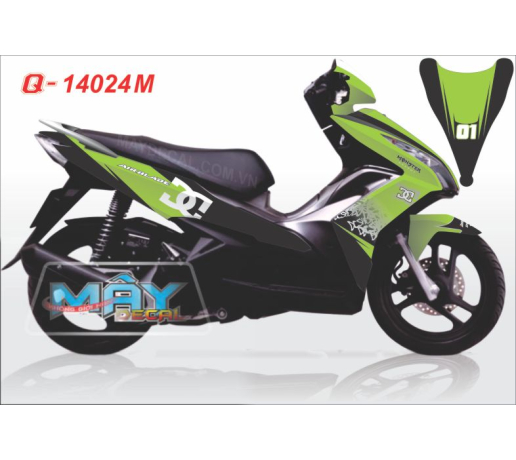 Q 14024 M - AB 2013 xanh z1000 den green black DG monster dau cao quy logo