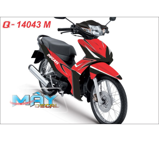 Q 14043 M - WAVE S 110 force ride it motul do den red black