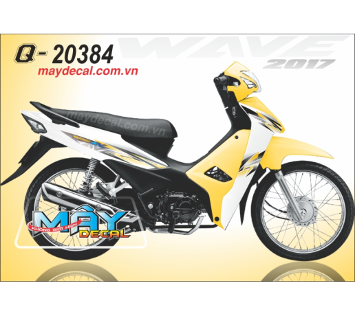 Q 20384 WAVE @ 2017 VANG YELLOW TRANG WHITE XAM GRAY S 