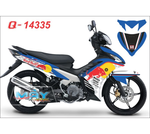Q 14335 - EX 2011 trang xanh gp blue white logo redbull bo cung huc nuoc tang luc