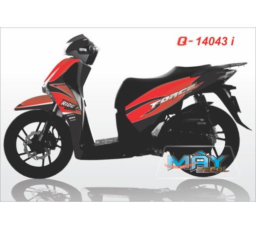 Q 14043 I - SH 2013 VN force ride it motul do den red black
