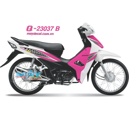 Q 23037 B -  WAVE 2017 caro trang hong white pink trang den tem roi