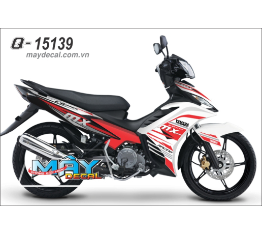 Q 15139 EX 2011 MX racing do trang duong net line red ưhite