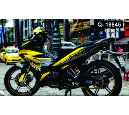 Q- 18845 EXCITER 150 FOX RACING DEWALT VANG DEN